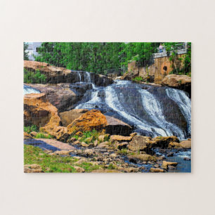 Quebra-cabeça Greenville Falls Carolina do Sul.