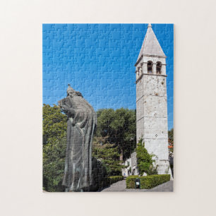 Quebra-cabeça Gregory da estátua de Nin na separação - Croati