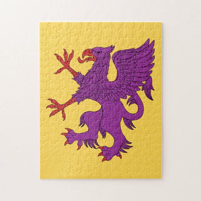 Quebra-cabeça Griffin Rampant Purpuro (Vertical)