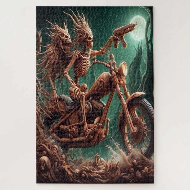 Quebra-cabeça Grimbone e Skulldust montaram o seu grande helicóp (Vertical)