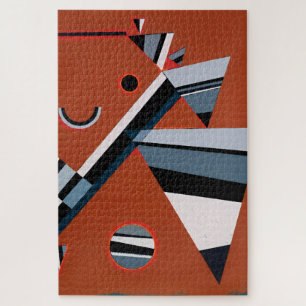 Quebra-cabeça Gris por Kandinsky Abstrato Painting Modern Art