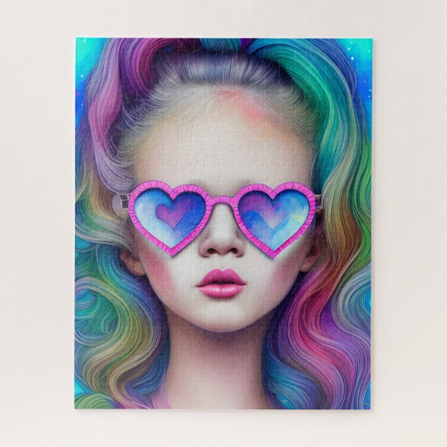 Quebra-cabeça Groovy Girl (Vertical)