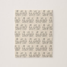 Quebra-cabeça Group Chat Cute Bears Pattern