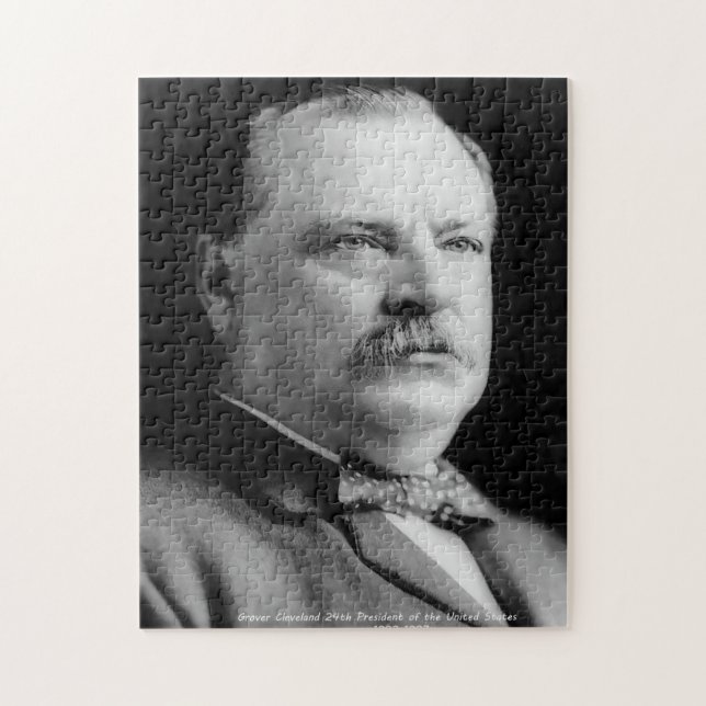 Quebra-cabeça Grover Cleveland 22º Presidente da América. (Vertical)