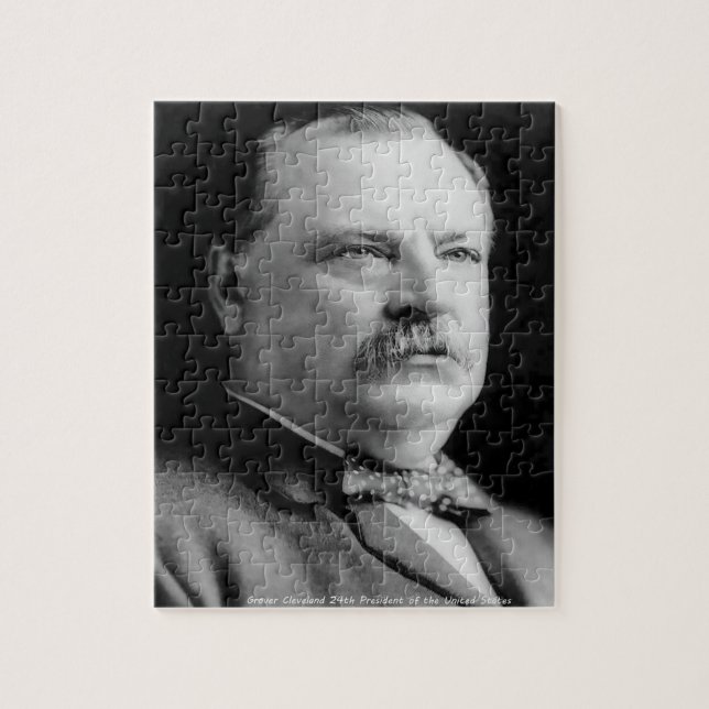 Quebra-cabeça Grover Cleveland 22º Presidente da América. (Vertical)