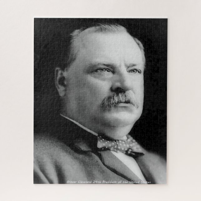 Quebra-cabeça Grover Cleveland 22º Presidente da América. (Vertical)