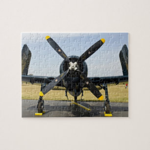Quebra-cabeça Grumman F8F Bearcat caça embarcado da Marinha em