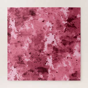 Quebra-cabeça Grunge abstrato de aquarela: padrão de camuflagem.
