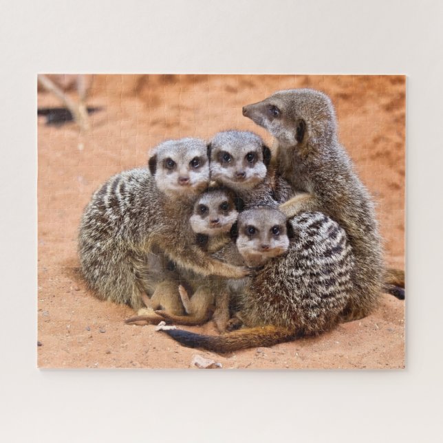 Quebra-cabeça Grupo de Meerkats (Horizontal)
