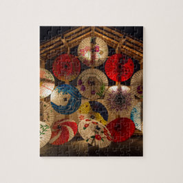 Quebra-cabeça Guarda-chuvas Japonês