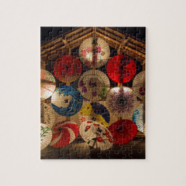 Quebra-cabeça Guarda-chuvas Japonês (Vertical)