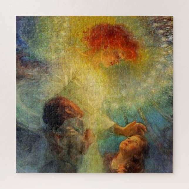 Quebra-cabeça “Guardian Angel” by Franz Dvorak (Vertical)