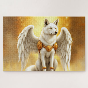 Quebra-cabeça Guardião da Aurora – O Lobo de Asa Branca.