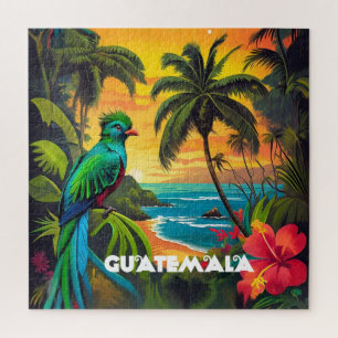Quebra-cabeça Guatemala Viagem Vintage Retro