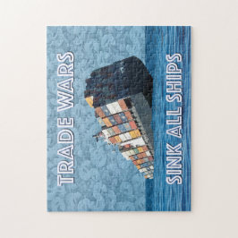 Quebra-cabeça Guerras Comerciais Assustam Todos Os Navios