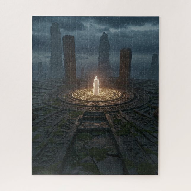 Quebra-cabeça Guerreiro Antigo Brilhante Em Terra Santa (Vertical)