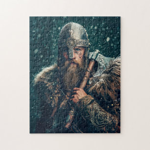 Quebra-cabeça Guerreiro Viking com Traje Autêntico