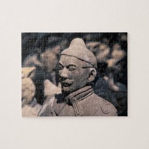 Quebra-cabeça guerreiros de terracota no túmulo do Imperador Qin