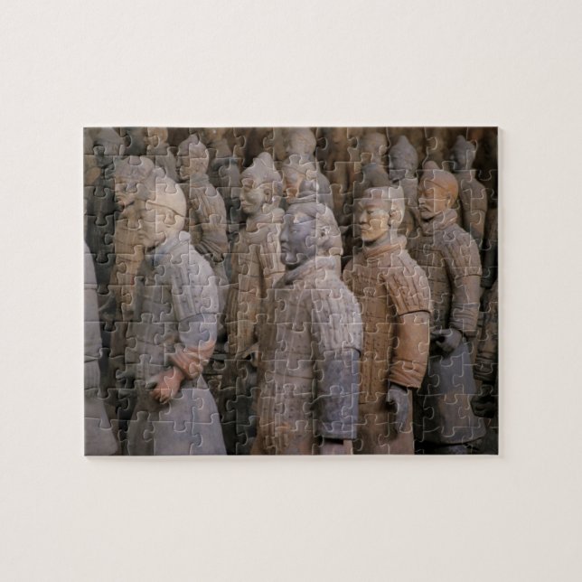 Quebra-cabeça Guerreiros Terra Cotta no Imperador Qin Shihuang (Horizontal)