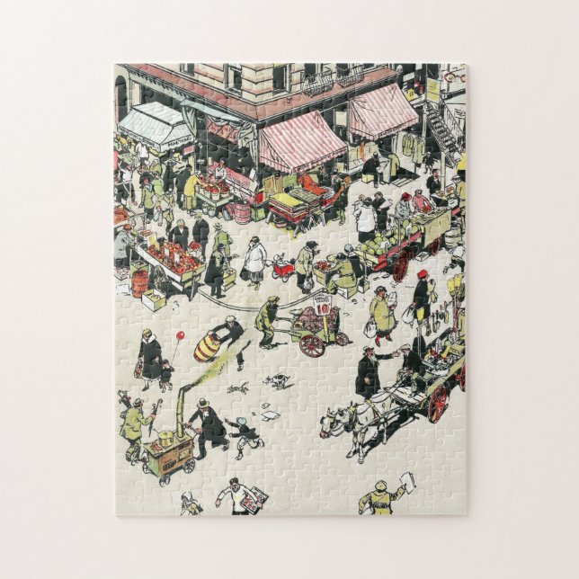 Quebra-cabeça Gueto, Lower East Side Manhattan, 1920 (Vertical)