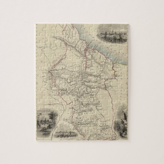 Quebra-cabeça Guiana Britânica (Vertical)