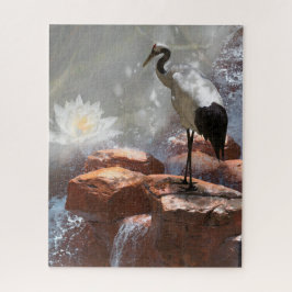 Quebra-cabeça guindaste japonês "Longevity"