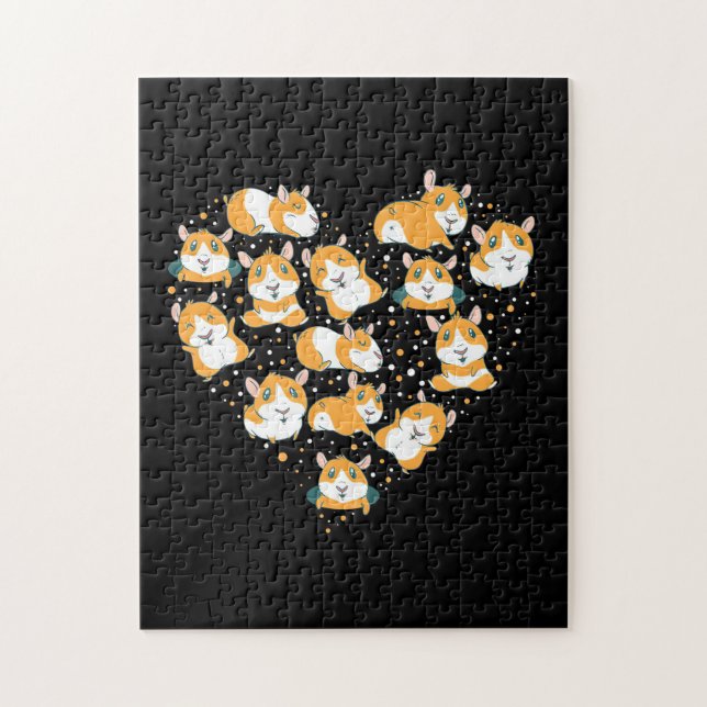 Quebra-cabeça Guiné Pig Love (Vertical)