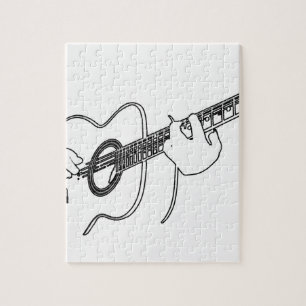 Quebra-cabeça guitarra acústica