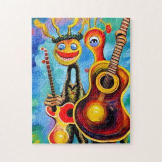Quebra-cabeça Guitarras Antromorficas