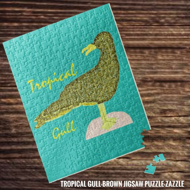 Quebra-cabeça Gull-Brown tropical (Criador carregado)