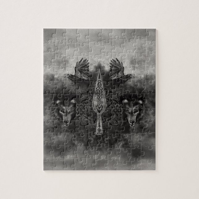 Quebra-cabeça Gungnir - lança de Odin (Vertical)