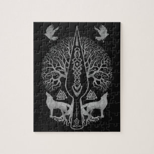 Quebra-cabeça Gungnir - lança de Odin e árvore da vida -