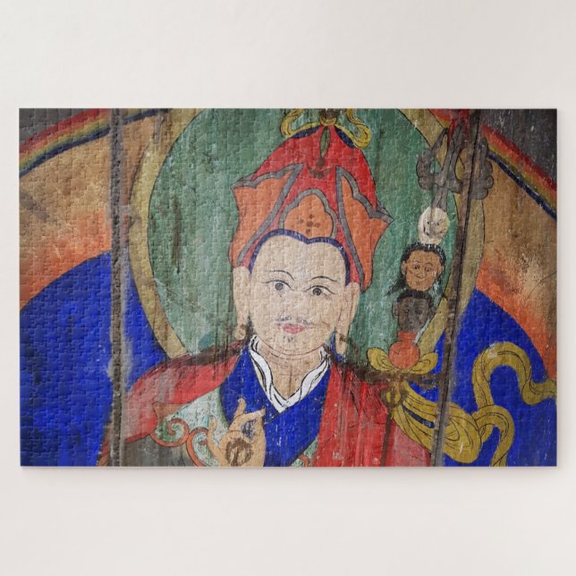 Quebra-cabeça Guru Rinpoche & Himalaia, Padmasambhava/ Nepal (Horizontal)