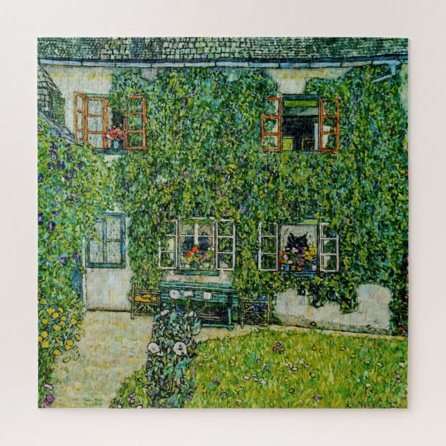 Quebra-cabeça Gustav Klimt - A Casa de Guardaboschi (Vertical)