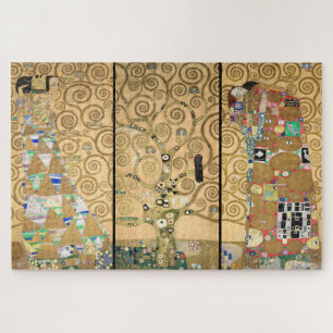 Quebra-cabeça Gustav Klimt - Árvore de Vida de Stoclet Frieze