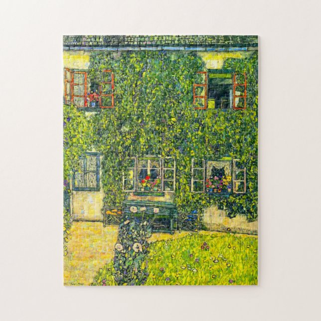 Quebra-cabeça Gustav Klimt Casa de Guardaboschi (Vertical)