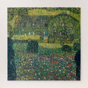 Quebra-cabeça Gustav Klimt - Casa do País pelo Attersee