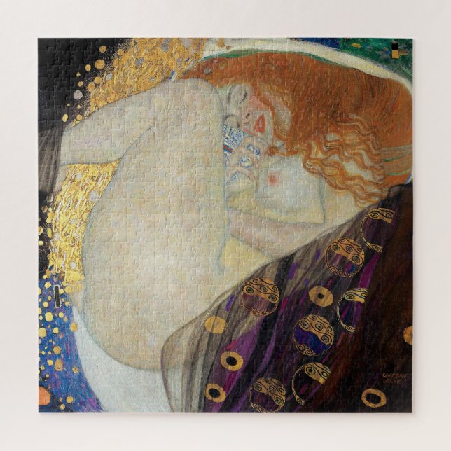 Quebra-cabeça Gustav Klimt - Danae (Vertical)