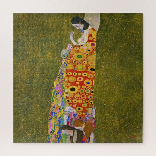 Quebra-cabeça Gustav Klimt - Esperança II (Vertical)