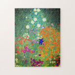 Quebra-cabeça Gustav Klimt Flower Garden<br><div class="desc">Puzzle featuring Gustav Klimt’s oil painting Flower Garden (1906). A beautiful garden of purple,  red,  white,  blue,  and orange flowers. A great gift for fans of Art Nouveau and Austrian art.</div>