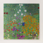 Quebra-cabeça Gustav Klimt Flower Garden Vintage Art Nouveau<br><div class="desc">Gustav Klimt Flower Garden Vintage Art Nouveau Pintura De Belas Artes 1907</div>