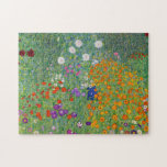 Quebra-cabeça Gustav Klimt Flower Garden Vintage Art Nouveau<br><div class="desc">Gustav Klimt Flower Garden Vintage Art Nouveau Painting
1907 Fine Art Painting</div>