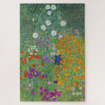 Quebra-cabeça Gustav Klimt Flower Garden Vintage Art Nouveau<br><div class="desc">Gustav Klimt Flower Garden Vintage Art Nouveau Pintura de Belas Artes 1907</div>
