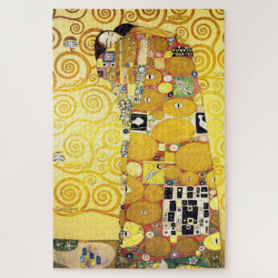 Quebra-cabeça Gustav Klimt Fulfillment Amadurece Belas Artes