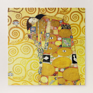 Quebra-cabeça Gustav Klimt Fulfillment Amadurece Belas Artes