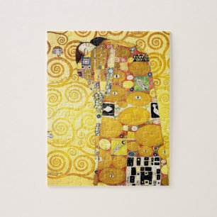 Quebra-cabeça Gustav Klimt Fulfillment Amadurece Belas Artes