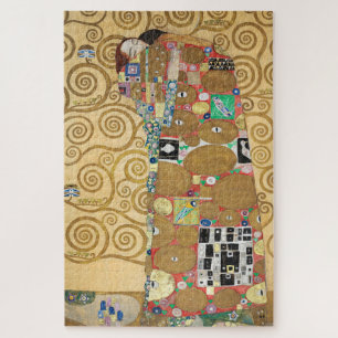 Quebra-cabeça Gustav Klimt - Fulfillment, Stoclet Frieze
