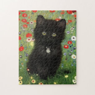 Quebra-cabeça Gustav Klimt Kitten