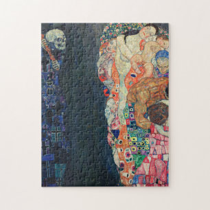Quebra-cabeça Gustav Klimt Morte e Vida