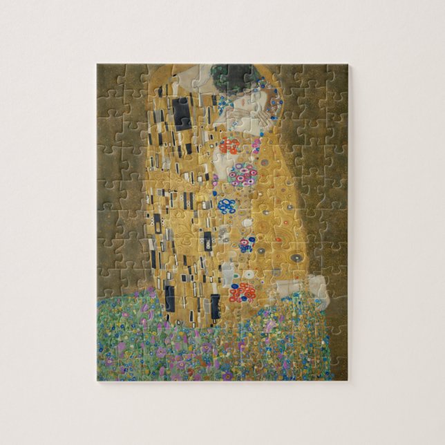 Quebra-cabeça Gustav Klimt - O Beijo (Vertical)